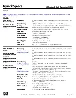 Preview for 13 page of HP DL360 - ProLiant - Photon Specifications