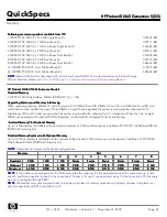 Preview for 34 page of HP DL360 - ProLiant - Photon Specifications