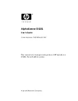 HP DS20L - AlphaServer - 1 GB RAM User Manual preview