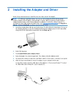 Предварительный просмотр 11 страницы HP Dual Output USB Graphics Adapter User Manual