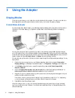 Предварительный просмотр 14 страницы HP Dual Output USB Graphics Adapter User Manual