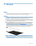 Preview for 191 page of HP Dv4 1140go - Pavilion Entertainment - Core 2 Duo GHz Maintenance And Service Manual