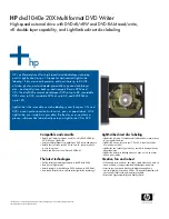 Preview for 1 page of HP dvd1040e Quick Manual