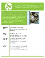 HP dvd1070 Brochure предпросмотр