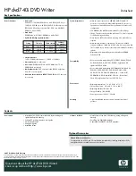 Preview for 2 page of HP dvd740i Datasheet