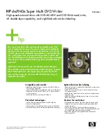 Preview for 1 page of HP DVD940E Datasheet