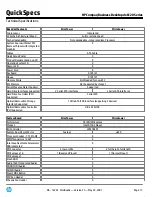 Preview for 17 page of HP dx6120 - Microtower PC Quickspecs