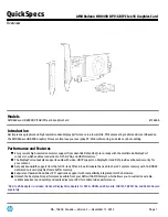 Preview for 1 page of HP E1C64AA Specification