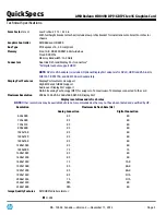 Preview for 3 page of HP E1C64AA Specification