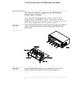 Предварительный просмотр 5 страницы HP E2494A Installation Manual