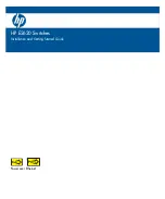 Preview for 1 page of HP E2620 Installation And Getting Started Manual