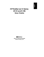 HP E30 User Manual preview