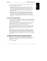 Preview for 21 page of HP E30 User Manual