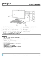 HP Elite 7100 Quickspecs предпросмотр