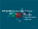 Предварительный просмотр 3 страницы HP Elite Display E190i Disassembly Instructions Manual