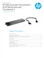 HP Elite Dock with Thunderbolt 3 Technical White Paper preview