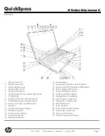 Preview for 1 page of HP EliteBook 2560p Specifications