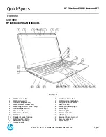 HP EliteBook 850 G2 Quickspecs preview