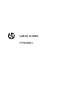 Preview for 1 page of HP EliteBook 8570w Getting Started Manual