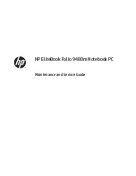 HP EliteBook Folio 9470m Maintenance And Service Manual preview