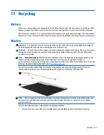 Предварительный просмотр 127 страницы HP EliteBook Folio 9470m Maintenance And Service Manual