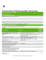 Preview for 1 page of HP EliteDesk 480 G4 Disassembly Instructions Manual