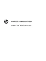 HP EliteDesk 700 G1 Hardware Reference Manual preview