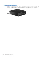 Preview for 10 page of HP EliteDesk 705 G2 Desktop Mini Hardware Reference Manual