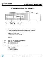 Preview for 3 page of HP EliteDesk 800 G1 series Specifications