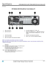 Предварительный просмотр 2 страницы HP EliteDesk 800 G3 Quick Start Manual