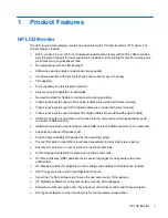 Предварительный просмотр 7 страницы HP EliteDisplay Webcam Backlit LCD Monitor User Manual