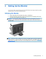 Предварительный просмотр 9 страницы HP EliteDisplay Webcam Backlit LCD Monitor User Manual