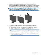 Предварительный просмотр 17 страницы HP EliteDisplay Webcam Backlit LCD Monitor User Manual