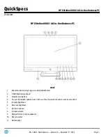 HP EliteOne 800 G1 Specification preview