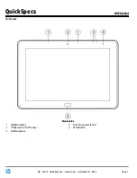 Предварительный просмотр 1 страницы HP ElitePad 900 Specification