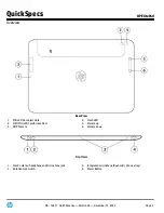 Предварительный просмотр 2 страницы HP ElitePad 900 Specification