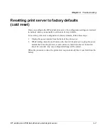 Предварительный просмотр 25 страницы HP En3700 - JetDirect Print Server User Manual