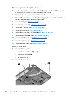 Предварительный просмотр 98 страницы HP ENVY 17 Maintenance And Service Manual