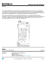 HP Ethernet 1Gb 4-port 366M Quickspecs предпросмотр