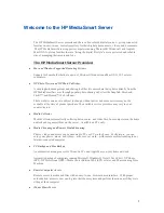 Preview for 7 page of HP EX485 - MediaSmart Server - 2 GB RAM User Manual