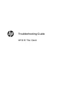 HP f10 Troubleshooting Manual preview