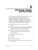 Предварительный просмотр 47 страницы HP F1523 - Pavilion - 15" LCD Monitor User Manual