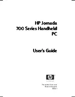 Preview for 1 page of HP F1816A - Jornada 720 - Win User Manual