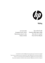 Preview for 1 page of HP f800g Quick Start Manual