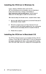 Preview for 14 page of HP Fast InfraRed Receiver User Manual