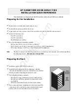 HP FC 60 Installation Quick Reference preview