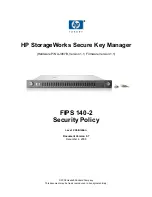 HP FIPS 140-2 Supplementary Manual предпросмотр