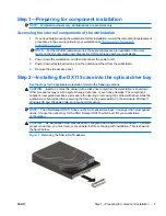 Preview for 3 page of HP FL863UT - Workstation - Z400 Installation Manual