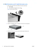 Preview for 4 page of HP FL863UT - Workstation - Z400 Installation Manual