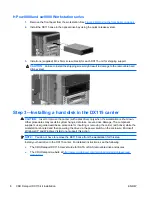 Preview for 8 page of HP FL863UT - Workstation - Z400 Installation Manual